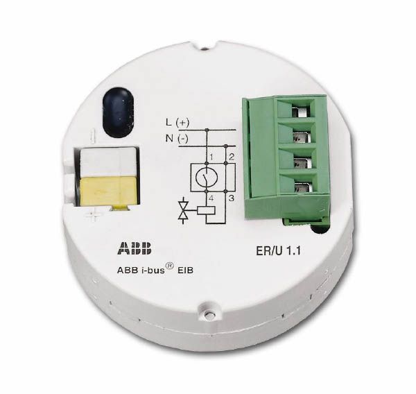 ABB KNX ER/U 1.1 Актор-электронное реле 1-кан 24-250V AC/DC 0,5 A в монт коробку