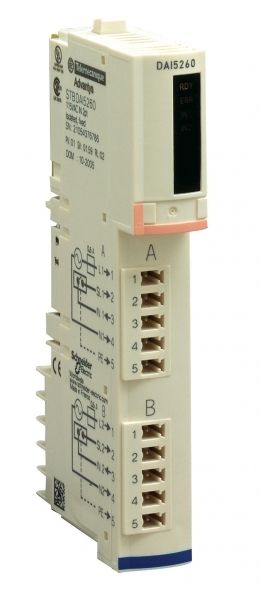 SE Modicon Модуль дискретного входа AC 115В, 2 канала (комплект) (STBDAI5260K)