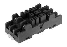 Finder Розетка с винтовыми клеммами (под шайбу) для реле 62.31, 62.32, 62.33; в комплекте металлическая клипса 092.53; версия: черный цвет (заказ мини