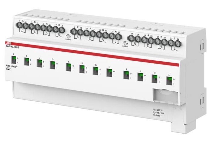 ABB SA/S12.16.6.2 Релейный активатор,12-кан,16A,C-нагрз,Energy Function,MDRC