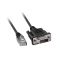 SE Modicon RJ45 DB9 (мама) RS232, Crossed