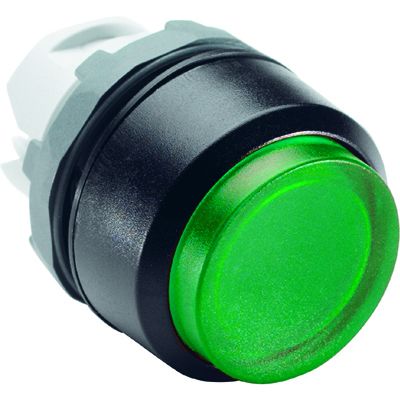 ABB MP Кнопка MP3-11G зеленая выступающая (только корпус) с подсветкой без фиксации