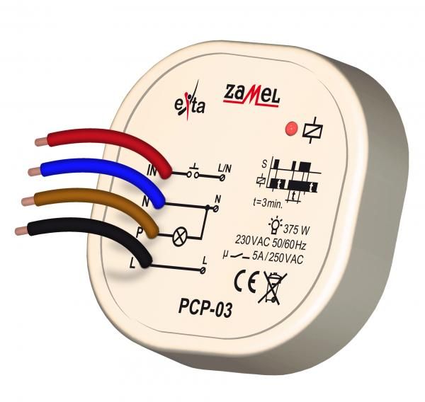 Zamel Реле времени импульсное с задержкой выключения, 230V AC, IP20