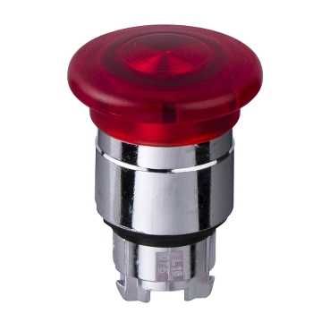 SE XB4 Головка красной грибовидной кнопки с подсветкой, с возвратом ZB4BW443