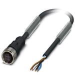 Phoenix Contact SAC-4P-20,0-PVC/M12FS BK Кабель для датчика / исполнительного элемента