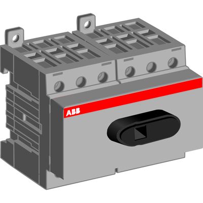ABB OT1 Рубильник OT100F8 до 100А 8-полюсный для установки на DIN-рейку или монтажную плату (без ручки)