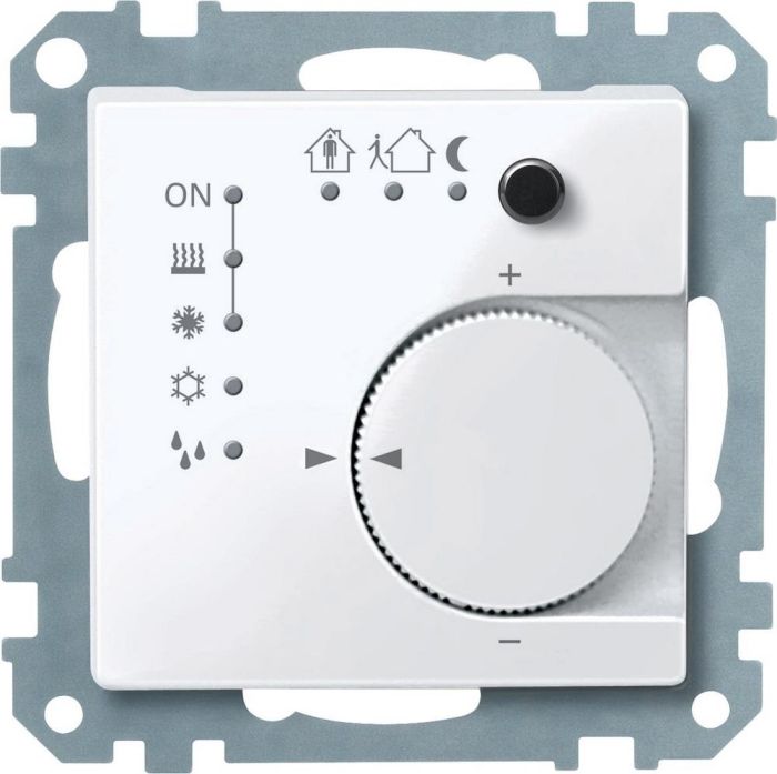 SE Merten KNX\EIB SM Актив Бел Активный бел Модульный Выключатель 4-кнопочный с терморегулятором