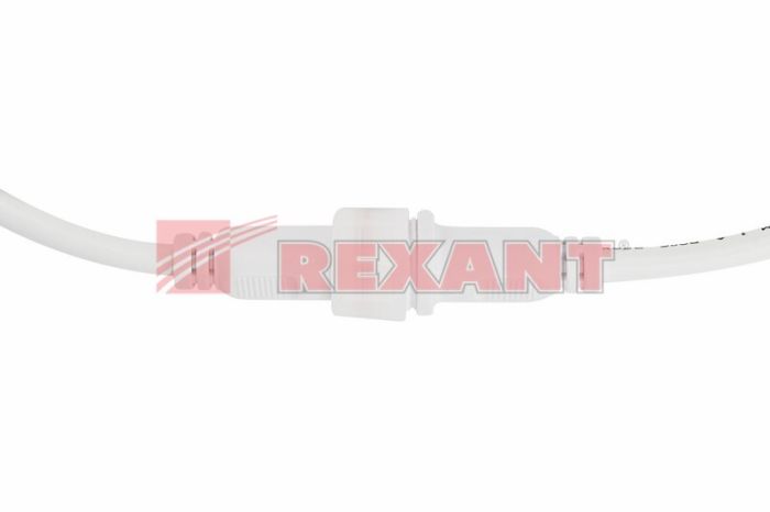 REXANT Соединительный кабель (2pin) герметичный (IP67) 2х1,0мм? белый