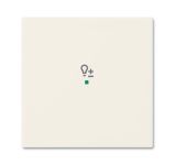 ABB Basic 55 Шале (бел) Клавиша одинарная free@home, светорегулятор ABB Basic 55 Шале (бел) Клавиша одинарная free@home, светорегулятор