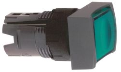 SE Кнопка удлиненная прямоугольная с подсветкой желтая ZB6DW3