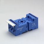 Finder Синяя Розетка с винтовыми клеммами (с зажимной клетью) для реле 60.12, таймера 88.12; применяются модули 86.00, 86.30, 99.02; в комплекте метал