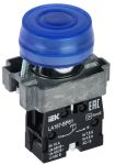 IEK Кнопка LA167-BP61 d=22мм 1з синяя