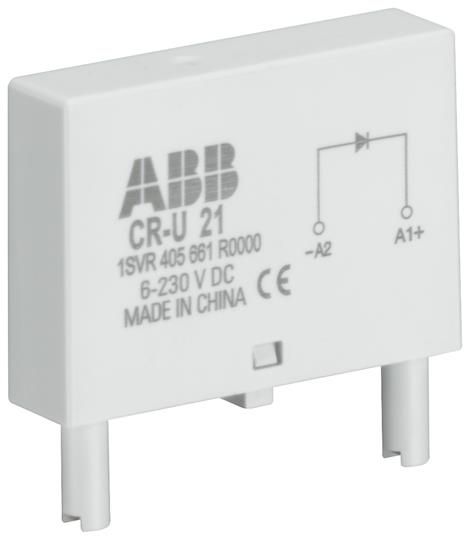 ABB Диод и светодиод зеленый CR-U-41CV 110-230B DC для реле CR-U