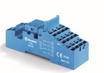 Finder Розетка с безвинтовыми клеммами Push-in для реле 55.32, 55.34, синий Finder Розетка с безвинтовыми клеммами Push-in для реле 55.32, 55.34, синий