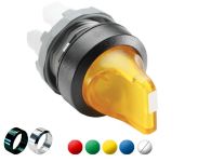 ABB Переключ.M3SSV2-21R красн. 3-х поз. с подсветкойдля установки в вертик.посты ABB Переключ.M3SSV2-21R красн. 3-х поз. с подсветкойдля установки в вертик.посты