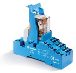 Finder Интерфейсный модуль (сборка 55.33.9.012.0010 + 99.02.9.024.99 + 94.P3SMA), электромеханическое реле; 3CO 10A; контакты AgNi; питание 12В DC; ка