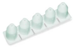 Wago стопор изоляции 0,08 - 0,2 мм ? (0,14 мм ? 'F') 5 штук / полоса, белые 281-470