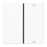 JUNG Клавиша для сенсорного модуля KNX, одиночная, белая