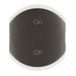 Legrand MyHome SCS Графит Лицевая панель 2М 'ON-OFF'