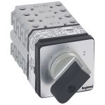 Legrand Переключатель на 2 направления с положением ''0'', 45° PR 17 4П 8 контактов крепление на дверце