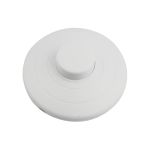 Выключатель-кнопка 250V 2А ON-OFF белый (напольный - для лампы) REXANT