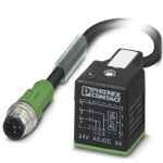 Phoenix Contact SAC-3P-M12MS/1,8-PUR/A-1L-S Кабель для датчика / исполнительного элемента