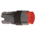 SE Кнопка круглая удлиненная с подсветкой красная