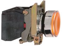 SE XB4 Кнопка 22мм 220В с возвратом, с подсветкой XB4BW3565