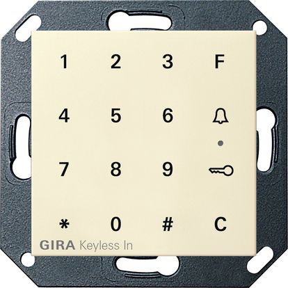 Gira Keyless In Цифров код замок System 55 кремовый