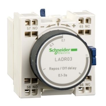 SE Contactors D Дополнительный контактный блок с выдержкой времени 0.1…30с (LADR23)