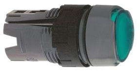 SE Кнопка круглая с подсветкой зеленая