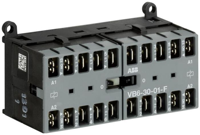 ABB VB Миниконтактор реверсивный VB6-30-01-F 9A (400В AC3) катушка 400В АС