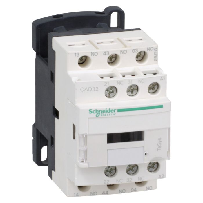 SE Auxiliary contactors Промежуточное реле 3НО+2НЗ, цепь управления 110В DC (CAD32FD)