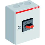 ABB OTL63B3M Рубильник в боксе до 3P 63А, перфорация 4хМ32+2 хМ16 ABB OTL63B3M Рубильник в боксе до 3P 63А, перфорация 4хМ32+2 хМ16