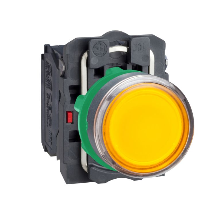 SE Кнопка 22мм до 350В желтая с подсветкой