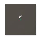 ABB Basic 55 Шато (чёрн) Клавиша одинарная free@home, сцена ABB Basic 55 Шато (чёрн) Клавиша одинарная free@home, сцена