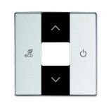 ABB Future CP-RTC-83 Накладка терморегулятора free@home, серебристый алюминий ABB Future CP-RTC-83 Накладка терморегулятора free@home, серебристый алюминий