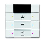ABB 6129/01-84-500 Сенсор 3/6-клавишный, ИК-приёмник, альпийский белый ABB 6129/01-84-500 Сенсор 3/6-клавишный, ИК-приёмник, альпийский белый