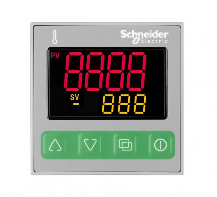 SE Температурный контроллер, 48х48, универсальный вх., 1 авар.вых., 1 ТТР, 24В AC\DC, Modbus