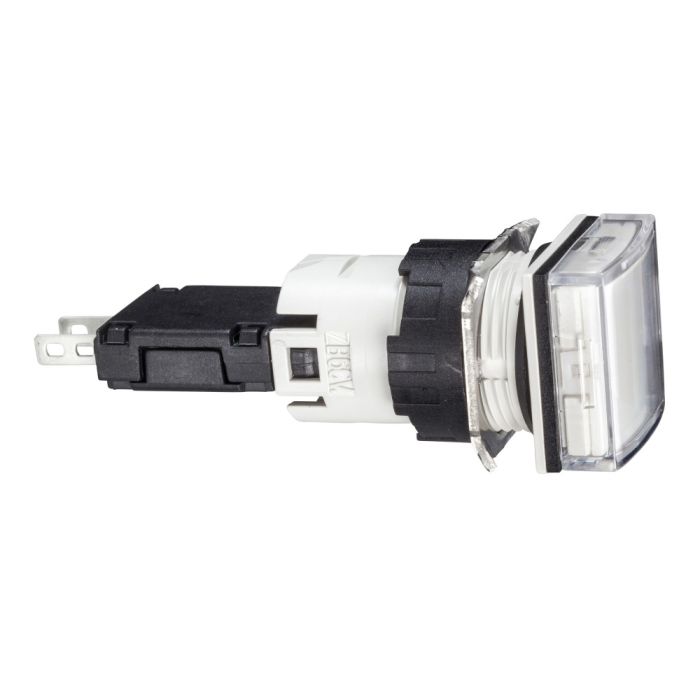 SE XB6 Лампа сигнальная 12-24V 16мм белая квадратная