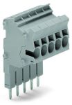 Wago Модульная вилка TOPJOB®s модульный гнездо для контакта перемычки, серые 2002-558