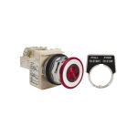 SE Кнопка с подсветкой грибовидная, 110В, 1С/О, 10А, BA9S