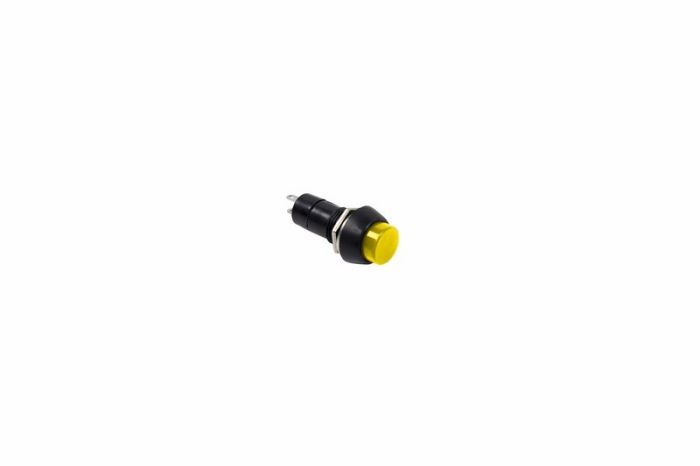 REXANT Выключатель-кнопка 250V 1А (2с) (ON)-OFF Б/Фикс желтая
