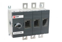 EKF PROxima Рубильник 250A 3P без рукоятки управления TwinBlock EKF PROxima Рубильник 250A 3P без рукоятки управления TwinBlock