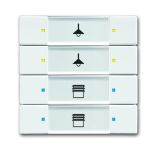ABB KNX Альпийский белый Сенсор 4/8-кл. многофункциональный ABB KNX Альпийский белый Сенсор 4/8-кл. многофункциональный