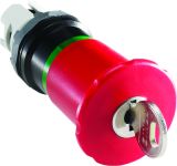 ABB MPE Кнопка MPEK4-11R ГРИБОК с фикс.