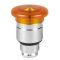 SE Головка грибовидной кнопки, с подсветкой, тяни-толкай, оранжевая