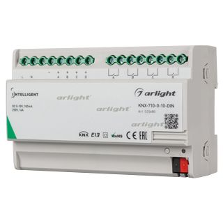 Arlight INTELLIGENT Конвертер KNX-710-0-10-DIN (230V, 4x0/1-10, 4x16A) (INTELLIGENT Пластик)