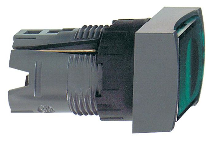 SE Кнопка удлиненная прямоугольная с подсветкой желтая ZB6DW3