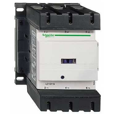 SE Contactors D Telemecanique Контактор 3Р 115A, НО+НЗ, 24V 50/60Гц, зажим под винт